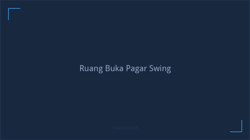 Pagar swing membuka ke dalam kompaun rumah teres dan memerlukan ruang legar